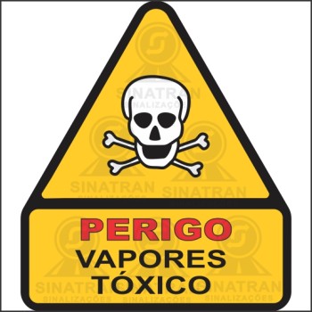  Perigo - Vapores Tóxico 